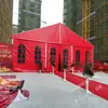 Estrutura de Liga de Aço e Alumínio Banquete Rural Tenda Vermelha para Eventos Casamento Casa Tenda de Banquete Estilo Europeu Tenda para Eventos Novo Estilo