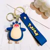 Chaveiro de Silicone Criativo de Desenho Animado Pokemon Pingente Acessórios Boneco Pokemon Presente de Feriado