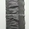 Em estoque atacado babado de renda com acabamento plissado de seda e padrão dente de cachorro para barras de saia, decotes, decorações de janela e acessórios de vestuário para bonecas