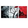 Pintura decorativa sin marco, superventas en Amazon, triple lienzo, para sala de estar, sofá, fondo, mural abstracto oscuro