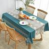 Mantel impermeable, antiescaldamiento y a prueba de aceite, desechable, de PVC, para mesa de centro, estilo nórdico, para sala de estar, comedor, rectangular, para mesa de centro.