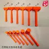 Martelo Não Elástico, Martelo de Borracha para Decoração, Martelo de Couro à Prova de Choque, Martelo Interno, Martelo de Borracha para Instalação Mecânica Ferramenta Martelo