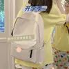 Mochila Estilo Coreano Simple Gran Capacidad Mochila Harajuku Estudiante de Secundaria Estudiante Universitario Mochila de Preparatoria Mochila para Hombre Estudiante de Preparatoria Color Sólido