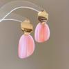 Agulha de prata pequenos e frescos contas azuis flor de cristal brincos brincos de menina doce leve luxo brincos de alta qualidade atacado