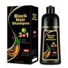Comercio Exterior Completo en Inglés Transfronterizo Tinte Negro para el Cabello de Planta Cubre Canas Lava Negro Tinte de Cabello de Burbuja Fábrica Venta al por Mayor
