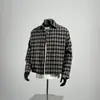 Camisa a cuadros de manga larga simple y moderna estilo americano para hombre, chaqueta a cuadros corta versátil casual, camisa básica para hombre