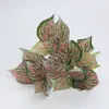 Parede de Plantas Artificiais Parede de Plantas Verdes Flor Folha Verde Combinando Decoração de Parede Folhas Coladas 5 Galhos Folhas de Rosa Verde Folhas de Sobrancelha