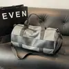Bolsa Fitness com Compartimento Separado para Sapatos, Separação Seca e Úmida, Bolsa Esportiva para Treinamento de Natação, Bolsa de Viagem de Curta Distância de Grande Capacidade, Mala de Viagem Feminina