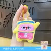 Armário Giratório Original Desenho Animado Fofo Pingente de Bolsa Boneca de Pelúcia Menina Estudante Chaveiro Coração Boneca Atacado