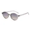 Novos Óculos de Sol Retrô com Lentes Planas Ovais e Rebites Tendência Fashionáveis Bonitos para Mulheres Estilo Igual de Celebridade da Internet Óculos de Sol Personalizados
