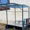 Estante para Puestos en Carrito con Ruedas para Tofu Apestoso y Fideos Fríos en el Mercado Nocturno, Estante para Carrito Eléctrico Modificado, Puesto de Comida Frita en la Carretera