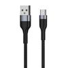 Para Huawei Xiaomi Cabo de Dados de Carregamento Rápido TIPO-C Cabo de Carregamento de Celular Liga de Alumínio Trançado Cauda Longa Resistência à Flexão