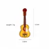 Colgante de Guitarra de Acrílico de Doble Cara Popular de Venta Caliente Transfronteriza Colgante Joyería Accesorios Llavero