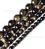 Venta Directa de Fábrica de Cuentas Redondas de Obsidiana Negra Natural, Cuentas Sueltas Negras, Cuentas de Hilo de Obsidiana, Accesorios para Joyería DIY al por Mayor