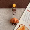 Llavero de Pan de Agua Alcalina Simulada Accesorios de Resina DIY Colgante de Llavero Encanto para Mochila Bolso Accesorios Al por Mayor