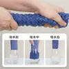 Terciopelo de Coral Rayas de Caramelo Trapo Toalla Lisa Fabricante Mayorista Absorbente de Agua Sin Pelusa Espesado Cocina Espesado Paño para Lavar Platos