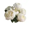 Flor de peonía artificial simulada de 7 cabezas para decoración del hogar, flor de peonía artificial para decoración de escenas de boda