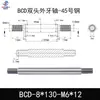 Eje Core Rod de Doble Extremo Dentado Barra Cromada Acero A3 Eje Guía de Pistón Eje Roscado M5 M6 M8 M10 Eje de Conexión