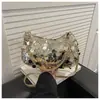 Bolsas de Alto Valor Estético para Mulheres Nova Moda Primavera 2026 Elegante Bolsa de Axila Nicho Lantejoula Personalizada Bolsa de Ombro Transversal