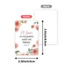 Tarjetas de Escritura en Español Modelo 36 Transfronterizo Tarjetas de Bendición Florales Acuarela Decoración de Diario Adorno de Escritorio Tarjetas