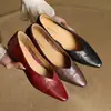 ¡Suave y cómodo! Nuevos zapatos para el día a día, diseño de punta estilo francés, efecto adelgazante, apertura en forma de V, mocasines estilo retro, zapatos planos