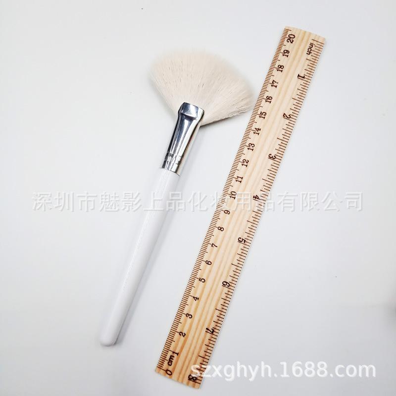 羊毛扇形刷-透明柄 白柄IMG20200723111137.