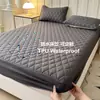 Sábana Bajera Ajustable Impermeable de TPU Acolchada Transfronteriza Hecha a Medida Patrón de Diamantes Amigable con la Piel Cubierta de Cama Acolchada Cepillada Cubierta de Colchón Sábana Bajera Acolchada