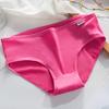 Nueva Ropa Interior de Seda de Leche para Mujer, Oferta Especial Transfronteriza, Suave y Transpirable, Ropa Interior Sencilla de Cintura Media para Niñas
