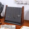 Lujo Ligero Madera de Nogal Mostrador de Centro Comercial Accesorios de Exhibición para Joyería Set Soporte para Pendientes Anillos Collares Accesorios de Exhibición