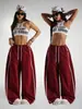 Pantalones Largos Deportivos y de Moda de Estilo Nuevo 2026, Bloques de Color, Pierna Recta con Rayas Laterales, Cordón, Ajuste Holgado, Transfronterizos Europeos y Americanos