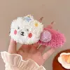 Bonita Pinza de Pelo de Peluche de Dibujos Animados para Mujer 2024 Nuevo Clip para Flequillo Lateral de Cabello Roto Pinza de Pato Pinza de Pelo Tocado
