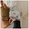 Comercio Exterior 2026 Verano Nueva Moda Hebilla de Cinturón de Color Sólido de Moda Bolso Pequeño Cuadrado de Hombro Único Cruzado de Hombro de Mano