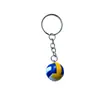 Transfronteiriço futebol basquete Futebol chaveiro artesanato tênis preto e branco onda de futebol cricket chaveiro artesanato pingente