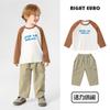 Conjunto de Ropa de Otoño para Niños: Camiseta de Manga Larga y Pantalones Casuales para Niños Pequeños y Niños