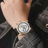 Ochstin Novo Relógio Masculino de Moda para Negócios 3 Mostradores 6 Ponteiros Relógio à Prova d'Água Luminoso Cronógrafo Atacado