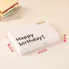 Caja de Cuchillo y Tenedor para Pastel Caja de Empaque Desechable para Mesa de Cumpleaños Tenedor Creativo para Plato de Cena de Repostería Caja de Regalo para Platos y Cubiertos Caja de Papel para Vajilla