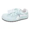 2026 Sapatos Femininos Simples Frescos Color Block Alta Aparência Estilo Coreano Respirável Design de Malha Única Versátil Moda Tênis de Treino Alemão