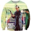 Sudadera con Capucha de Cuello Redondo Serie Urbana Sinterizada Transfronteriza Europea y Americana Sudadera Personalizada con Impresión 3D Jersey Sudadera de Cuello Redondo