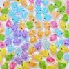Decorações de nail art de peixinhos transparentes de desenho animado, ornamentos versáteis de resina com tema oceânico 3D, decorações para brincos e capas de celular