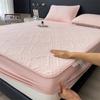 Lençóis de Cama Acolchoados Ajustáveis, Conjunto de Três Peças, Capa de Colchão Universal para Todas as Estações, Capa de Cama à Prova de Sujeira, Conjunto de Lençóis Tudo Incluído, Sem Deslocamento