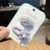 Accesorios para el Cabello con Flequillo Lateral, Nuevos Pasadores Bordados de Flores Estilo Coreano para Niños, Pasadores de Tela Fresca para Bebés, Adornos Lindos para el Cabello