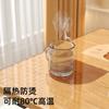 Mantel de Mesa de Comedor de Vidrio Suave de Dibujos Animados Lujo Ligero Alto Sentido Mantel de PVC Desechable Impermeable Mantel de Mesa de Café Alfombrilla Protectora de Escritorio