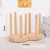 En stock Estante de Almacenamiento para Vasos de Papel Desechables Portavasos de Madera para Recibos Portavasos Empotrado Portavasos para el Hogar