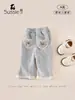 Pantalones de Niña Primavera 2026 Nuevos Elegantes de Moda de Pierna Ancha Casual para Bebé Pantalones Largos Primavera y Otoño Estampado de Corazones para Niños