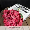 Flores Artificiais Vermelhas para Celebrações de Casamento, Flores Artificiais para Salões de Casamento, Decoração de Casa, Buquês Artificiais de Rosa, Enfeites de Flores de Seda