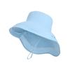 8062 Chapéu de Verão Europeu e Americano Montanhismo Infantil Big Eaves Chapéu de Pescador Viagem de Verão Protetor Solar Chapéu de Sol Chapéu de Sol ao Ar Livre