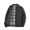 Chaqueta con cuello mao 2026 Primavera y Otoño Chaqueta para Hombre, Edad Media Negocios Casual Cuello Alto Moda Versátil Abrigo