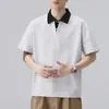 Ropa para Hombre Xintang 2026 Verano Nueva Camisa Polo para Hombre con Cuello de Solapa, Manga Corta, Ligera, Marca de Moda, Camisa Polo de Manga Tres Cuartos