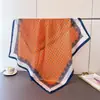 Bufanda grande de imitación seda de cuadros tartán británicos de alta calidad, bufanda de seda, chal estampado, calentador de cuello decorativo, protección solar, pañuelo para la cabeza, bufanda