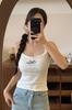 Dopamine Renda Azul Linda Doce Menina Colete Gentil com Bojo Roupa Íntima Feminina Roupa Externa Linda Costas Top